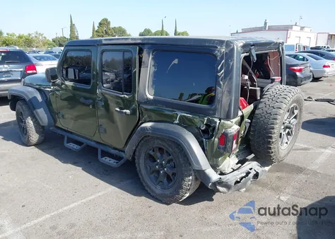 2022 Jeep Wrangler Unlimited Willys 4X4 из США, поврежденный, VIN 1C4HJXDG5NW113205